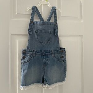 Cat & Jack - Girls Short Overalls Size S (6) - Like New